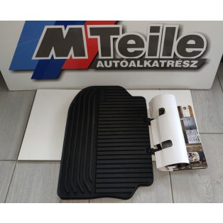   (GYÁRI ÚJ) BMW Gumiszőnyeg fekete hátsó garnitúra 5-ös sorozat F10+LCI / F11+LCI 