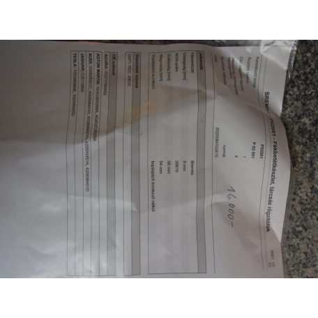 [GYÁRI ÚJ] Brembo fékbetétszett