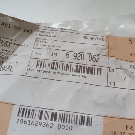 (GYÁRI ÚJ) BMW / MINI Csatlakozó ház ÁR/CS/5DB