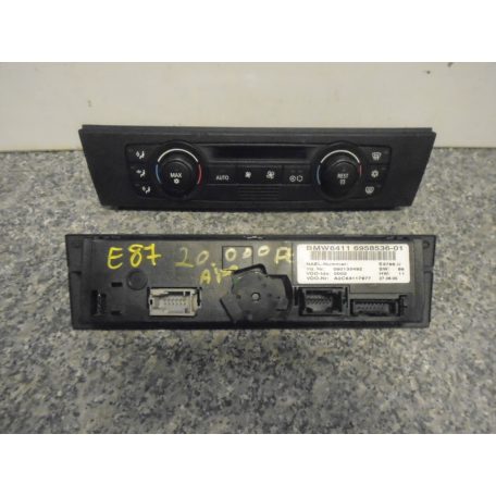 ÁR / DB [GYÁRI BONTOTT] BMW - KLÍMAVEZÉRLŐ PANEL | E87, E90 / 1-ES, 3-AS| 6958536, 9110610