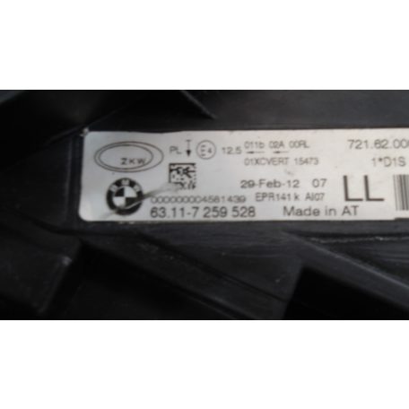 ÁR/DB [GYÁRI ÚJSZERŰ] BMW AKL-XENON FÉNYSZÓRÓ | JOBB OLDALI | F30-F31 | 63 11 7259528