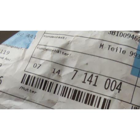 (GYÁRI ÚJ) BMW Anya első ajtókerethez 10 darabos csomagban 5-ös sorozat E60+LCI / E61+LCI 