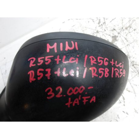 [GYÁRI BONTOTT] MINI BAL OLDALI VISSZAPILLANTÓ TÜKÖR | R55 +LCI / R56 +LCI / R57 +LCI / R58 / R59 