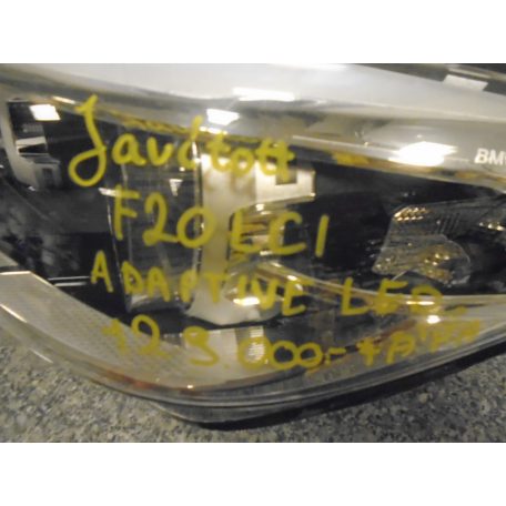 [GYÁRI BONTOTT] BMW - FÉNYSZÓRÓ F20 LCI | ADAPTIVE LED | BAL OLDALI | JAVÍTOTT | 7498941