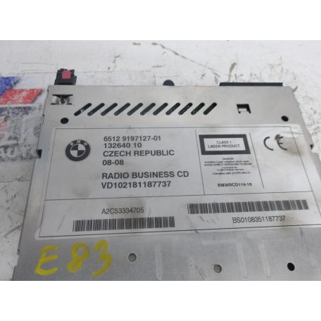 [GYÁRI BONTOTT] BMW MULTIMÉDIA FEJEGYSÉG | X3 E83 LCI | 65 12 9197127