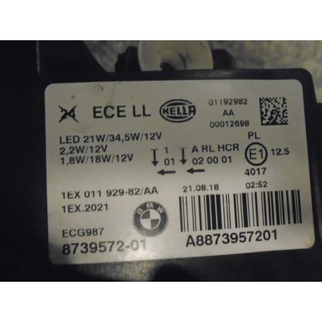 [GYÁRI BONTOTT] BMW - FÉNYSZÓRÓ | F20 LCI / 1-ES | JOBB OLDALI | BLACK LINE /// LED | 8739572