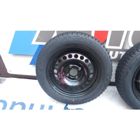 ÁR/DB[GYÁRI ÚJ] OPEL TÉLI SZETT CORSA E /KARL 5X14 ET38 4X100 LEMEZFELNI 165/65R14