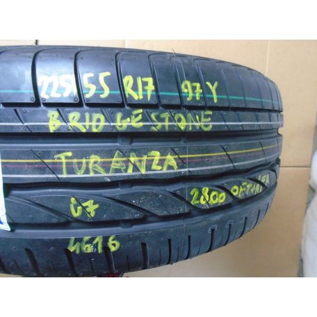 1DB [GYÁRI ÚJ] 225/55R17 - 97Y - BRIDGESTONE - TURANZA - DOT: 4616 - NYÁRI GUMI