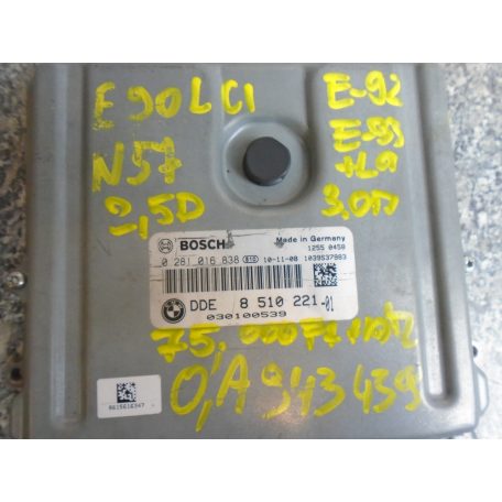 [GYÁRI BONTOTT] BMW - Motorvezérlő - N57 / E90LCI / E92 +LCI / E93 + LCI / 2,5D ; 3,0D - 0,A943439