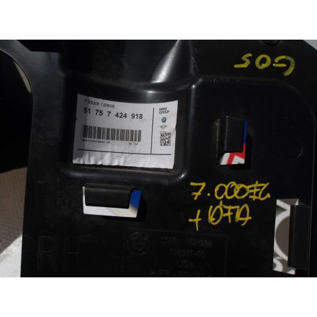 [GYÁRI ÚJ] BMW JOBB ALSÓ ELSŐ BURKOLAT | X5 G05+LCI / X6 G06+LCI / X7 G07+LCI | 51 75 7424918