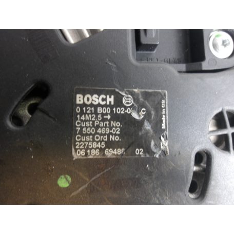 [GYÁRI BONTOTT] BMW - GENERÁTOR - 1-ES ; 3-AS / E81 ; E87 ; E90 ; E91 - 2.0i - CIKKSZÁM: 7550469