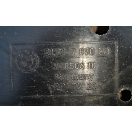 [GYÁRI BONTOTT] BMW - ALSÓ MOTORBURKOLAT - 3-AS / E90+LCI; E91+LCI  - | 51 71 7070141 |