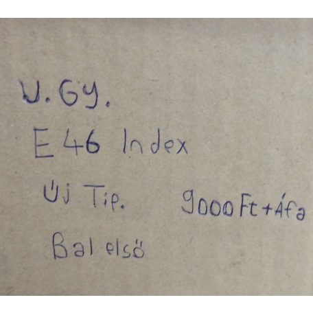 [UTÁNGYÁRTOTT ÚJ] BMW BAL ELSŐ IRÁNYJELZŐ | 3-AS E46 (új típus) | 6313 7165859