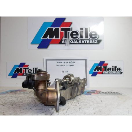 [GYÁRI BONTOTT] BMW - EGR HŰTŐ - X3 - F25 - 11 71 8596445