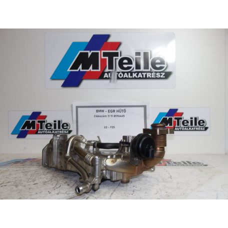 [GYÁRI BONTOTT] BMW - EGR HŰTŐ - X3 - F25 - 11 71 8596445