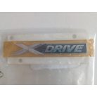 (GYÁRI ÚJ) BMW Öntapadós matrica "XDrive" 1-es F20 / F21 / 2-es F22+LCI / F23 / 3-as  F30+LCI / F31+LCI / 4-es F32+LCI / F33+LCI / F36+LCI / 5-ös F07 GT+LCI / F10+LCI / 6-os F06+LCI / F12+LCI 