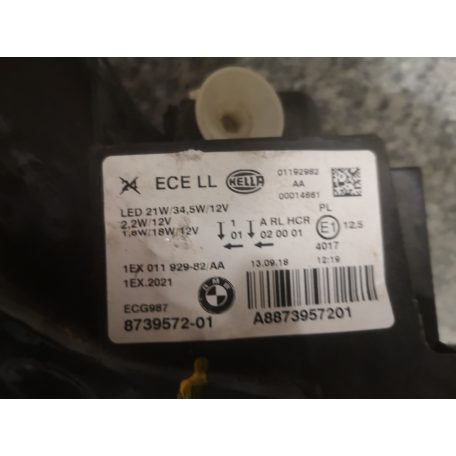 [GYÁRI BONTOTT] BMW - JOBB OLDALI LEDES FÉNYSZÓRÓ | BLOCKLINE LED | F20 LCI | 8739572-01