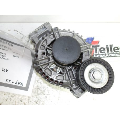 [GYÁRI BONTOTT, KIS SÉRÜLT] BMW - GENERÁTOR - 150 A - 14V - 1-ES ; 3-AS ; 5-ÖS ; X1 ; X3 ; Z4 / E81 ; E82 ; E87+LCI ; E88 ; E46 ; E90+LCI; E91+LCI; E92+LCI , E93+LCI; E60 LCI ; E84; E83+LCI; E85 - CIKKSZÁM: 7532966 