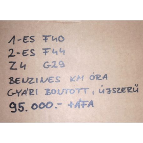 [GYÁRI BONTOTT, ÚJSZERŰ] BMW - KILOMÉTER ÓRA , BENZINES - 1-ES ; 2-ES ; Z4 / F40 ; F44 ; G29