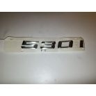 (GYÁRI ÚJ) BMW Öntapadós matrica "530 i" 5-ös sorozat F11+LCI