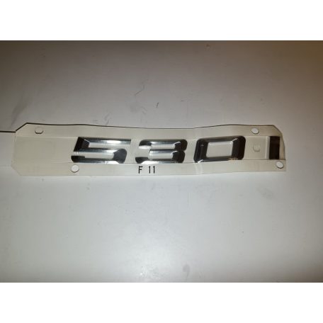 (GYÁRI ÚJ) BMW Öntapadós matrica "530 i" 5-ös sorozat F11+LCI