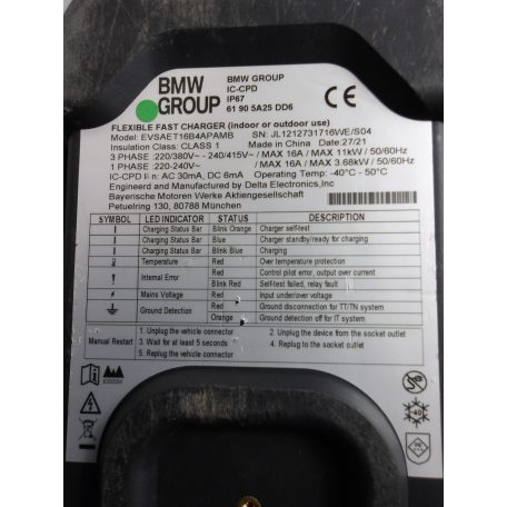 [GYÁRI HASZNÁLT] BMW / MINI | HORDOZHATÓ ELEKTROMOS GYORSTÖLTŐ | 6190 5A13822