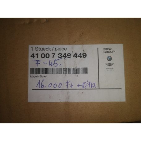 [GYÁRI ÚJ] BMW - CSOMAGTÉR AJTÓ FEDÉL ZSANÉR - 2-ES / F45 - 41 00 7349449