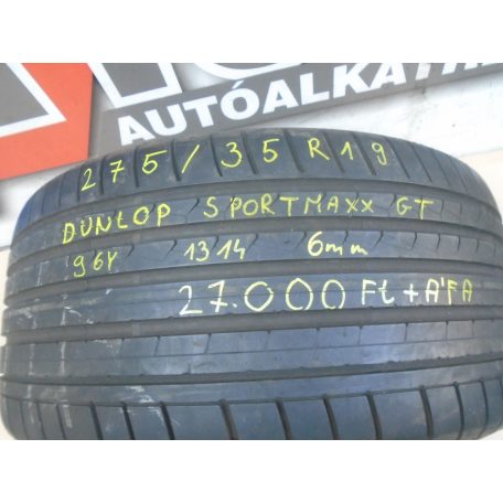 [GYÁRI BONTOTT] DUNLOP SPORT MAXX GT | 275/35r19 | 96Y | 1314 | 6mm 