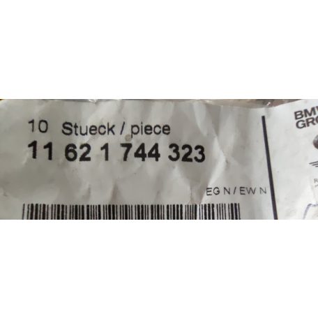 (GYÁRI ÚJ) BMW Réz anyacsavar dízelkatalizátorhoz 10 darabos csomagban 3-as E46 / 7-es E65 / E66 / X3 E83+LCI / X5 E53 / Z4 E85 / E86