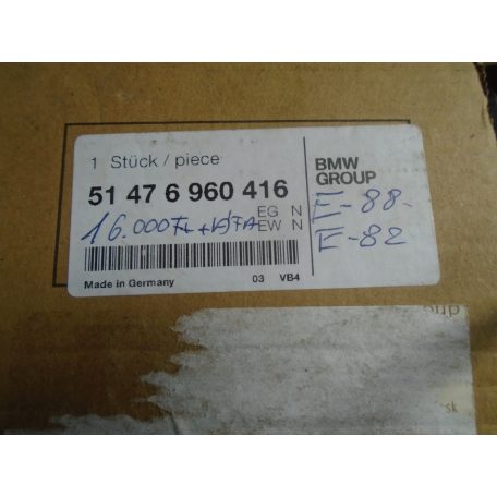 ( GYÁRI ÚJ) Csomagtér belső borítás E82/E88