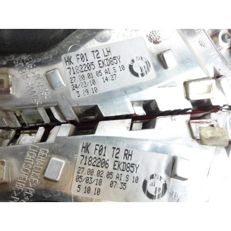 (ÁR/DB)[GYÁRI BONTOTT] BMW JOBB ÉS BAL BELSŐ HÁTSÓ LÁMPA | 7-ES F01; F02; F04 | 63 21 7182205 / 63 21 7182206 