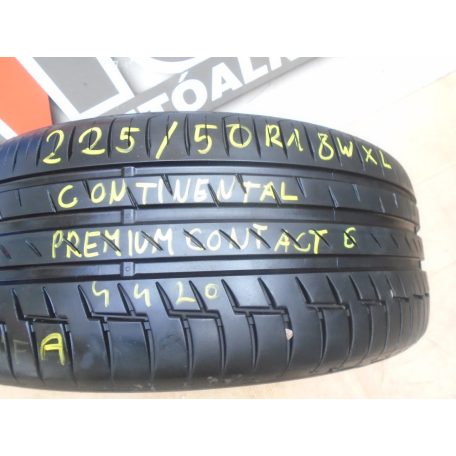 [GYÁRI BONTOT] CONTINENTAL - PREMIUM CONTACT 6 | 225/50R18 WXL | 4420 | 