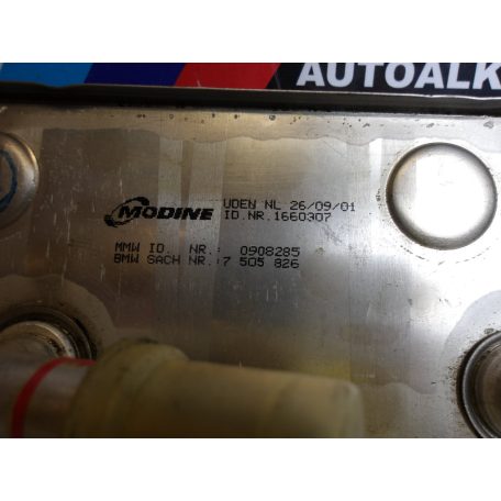 [GYÁRI BONTOTT] BMW - OLAJHŰTŐ - 3-as: E46; X3: E83+LCI; Z4: E85   | 17 22 7505826 |