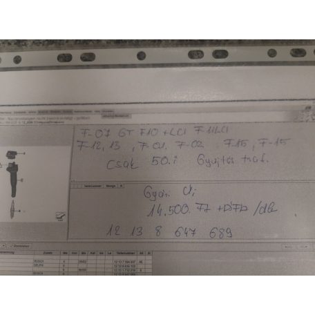 [GYÁRI ÚJ] BMW - GYÚJTÁS TRAFÓ | F07 GT, F10 + LCI, F11 LCI, F12, F13, F01, F02, F15, /// (CSAK) 50I  | 8647689