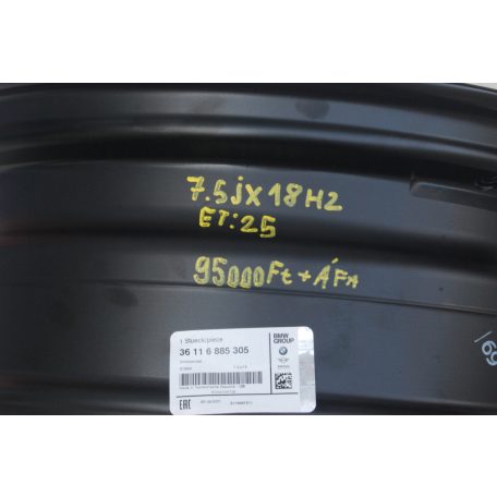 (1DB)[GYÁRI ÚJ] BMW FELNI 7.5Jx18 ET:25 | 6885305