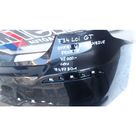 [GYÁRI ÚJ] BMW F34 LCI GT HÁTSÓ LÖKHÁRÍTÓ FÉNYEZVE FEKETE 7477801