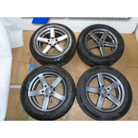 ár/db! [UTÁNGYÁRTOTT HASZNÁLT] DEZENT ALUFELNI SZETT 17"  TÉLI GUMIVAL - 225/60R17 - 99H - CONTINENTAL CONTIWINTERSPORT 850P - DOT: 3517 - 4,6mm - 