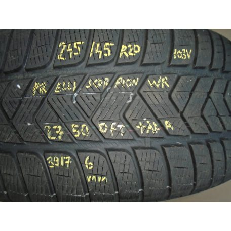 [GYÁRI HASZNÁLT] TÉLI GUMI - 245/45R20 - 103V - PIRELLI SCORPION WINTER - DOT: 3917 - 6mm - 