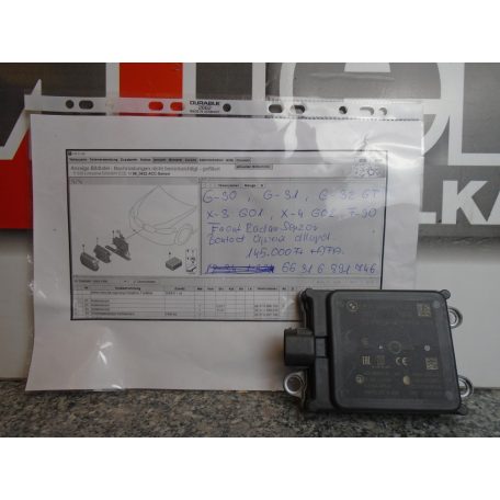 BMW (G30/F90 M5/G31),(G32 GT),(G01),(G02)  ACC szenzor, adaptív sebességtartó modul