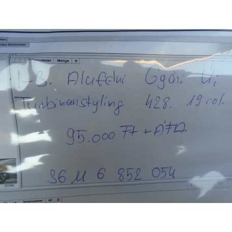 [GYÁRI ÚJ] BMW Alufelni 19 coll - I3 - Turbinenstyling 428