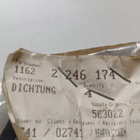 (GYÁRI ÚJ) BMW Acéltömítés 3-as E36 / 5-ös E34 / E39 / 7-es E38