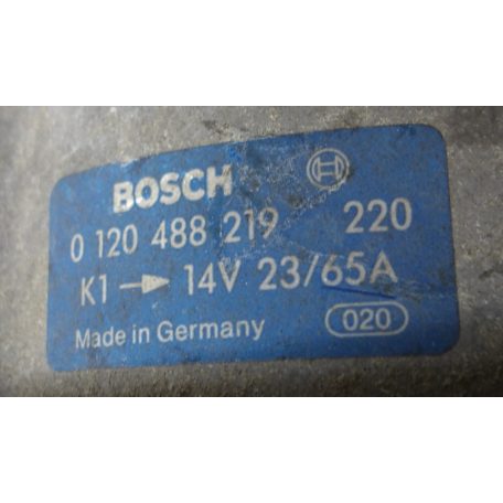 [GYÁRI BONTOTT] BMW - GENERÁTOR - 23-65 A - 14V -  3-AS / E36 ; E30 - 1.8is ; 1.9 - BOSCH CIKKSZÁM: 0 120 488 219 