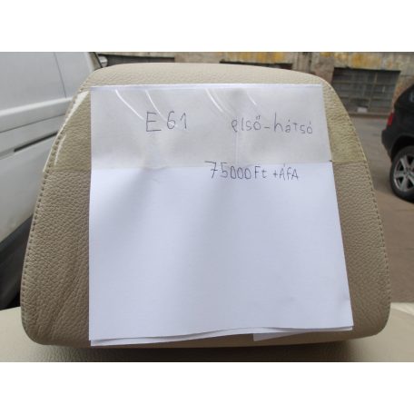 [GYÁRI BONTOTT] BMW ELSŐ-HÁTSÓ ÜLÉS + AJTÓKÁRPITOK | 5-ÖS E61 | SZAKADÁSMENTES BÉZS BŐR