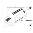  [GYÁRI ÚJ] MINI - FEKETE SPORTCSÍK DEKORÁCIÓ - R60 COUNTRYMAN | 51 14 2184351