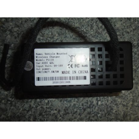 [UTÁNGYÁRTOTT ÚJ] AUDI - VEZETÉK NÉLKÜLI TELEFON TÖLTŐ - Q2 / SQ2 (2017-TŐL) 