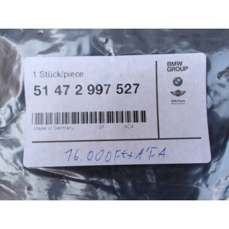 [GYÁRI ÚJ] BMW UTASTÉR SZÖNYEG (BAL ELSŐ) | 1-ES E84 | 51 47 2997527