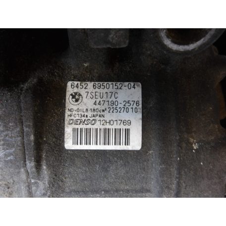 [GYÁRI BONTOTT] BMW - KLÍMAKOMPRESSZOR - 5-ÖS - E60+LCI; E61+LCI; 7-ES - E65 - CIKKSZÁM: 6950152 -