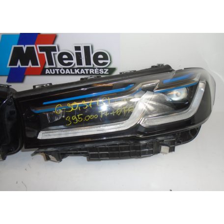 ÁR/DB! [GYÁRI BONTOTT] BMW - FÉNYSZÓRÓ PÁR, BAL (LASER) - 5-ÖS / F90 ; G30 ; G31 LCI - 9850587