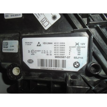 ÁR/DB! [GYÁRI BONTOTT] BMW - FÉNYSZÓRÓ PÁR, BAL (LASER) - 5-ÖS / F90 ; G30 ; G31 LCI - 9850587