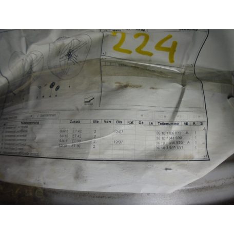 BMW LM Rad M Doppelspeiche 224 (8x18 ET:42) - Z4 (E85/E86)